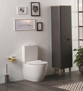 Напольный унитаз Vitra Sento 9830B003-7203 (сиденье Soft Close)