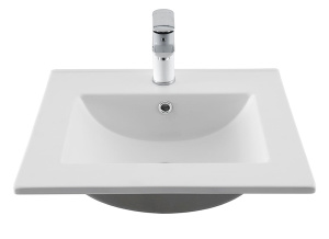 Умывальник Aquanet Flat 50 / 60 / 70 / 80 / 90 / 100 белый матовый, 101х47, белый матовый