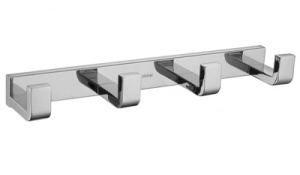 Планка с крючками Abber Westen AA1751 / AA1752, 29 см 4 крючка, хром