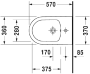 Подвесное биде Duravit Me by Starck 2288150000