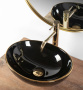 Умывальник Rea Sofia Black Gold Edge REA-U3695