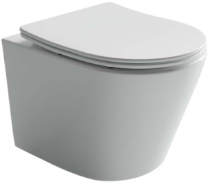 Подвесной унитаз CeramicaNova Balearica CN6000 / CN6000MW Rimless Soft Close, белый глянцевый