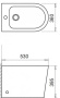 Напольное биде BelBagno Flay-R