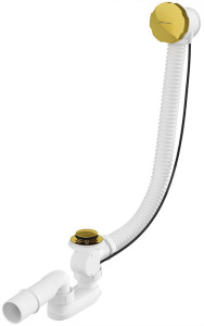 Сифон для ванны Whitecross SPWC60GL / SPWC60GLB, брашированное золото