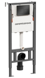 Инсталляция для подвесного унитаза CeramicaNova Balance CN121002MB 3 в 1