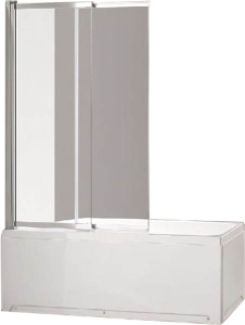 Душевая шторка на ванну Cezares Eco VF-11, 90х145, прозрачный