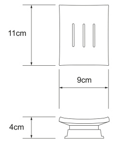 Мыльница Wasserkraft Amper K-5429NICKEL