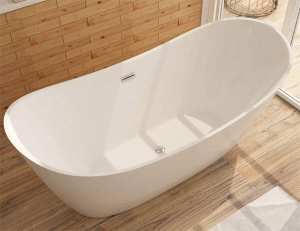 Акриловая ванна Calani Lotus White, 170х80