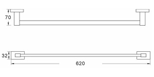 Держатель для полотенец Shevanik SG5617