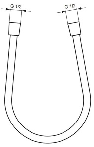 Душевой шланг Ideal Standard Idealflex A4109AA