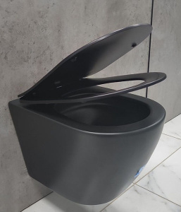 Подвесной унитаз SantiLine SL-5025MB