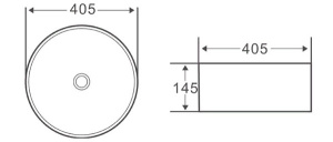 Умывальник BelBagno BB1342H300