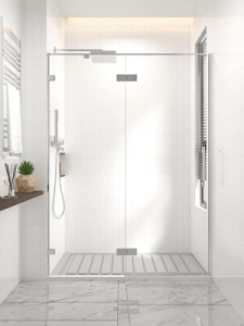 Душевая дверь Veconi Premium Alassio CH, 150х200, прозрачный осветленный