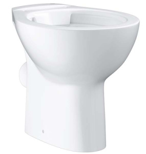 Приставной унитаз Grohe Bau Ceramic 39430000 безободковый, белый