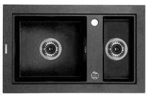 Кухонная мойка Deante Country ZQU-2513 / ZQU-7513, 68х43/графитовый
