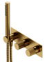 Смеситель встраиваемый Omnires Contour CT8035/1GLB (2 функции)