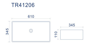 Умывальник Uptrend Athena TR41206