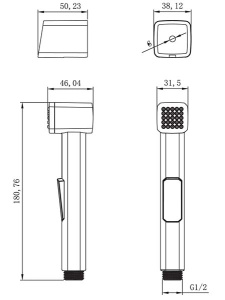Гигиеническая лейка Lemark LM8089C