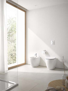 Приставной унитаз Grohe Essence Ceramic 3957300H безободковый, белый