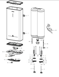 Электрический водонагреватель ARISTON ABS VLS PRO INOX R 30 (3700685)