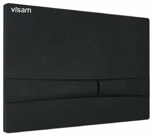 Кнопка для инсталляции Visam F5 черный Soft Touch, черный Soft Touch
