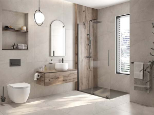 Душевая стойка Deante Therm Titanium NAC_D4HT с термостатом