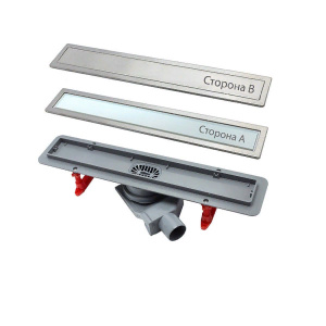 Душевой трап Pestan Confluo Premium Line White Glass 2 в 1 (хром + белое стекло), 30 см