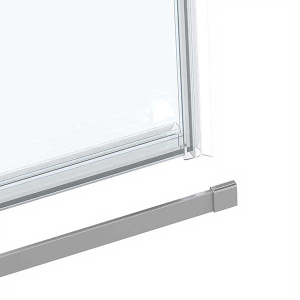 Душевая дверь Vincea Como Soft VDS-1CS прозрачная профиль хром, 110х195, прозрачный