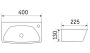 Умывальник CeramaLux 78578L