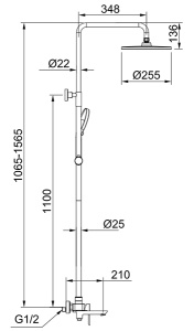 Душевая стойка Raglo R03.24