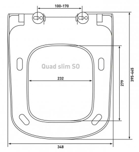 Крышка-сиденье Berges Quad Slim SO 018203 с микролифтом