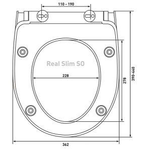 Крышка-сиденье Berges Real Slim SO 010303 с микролифтом