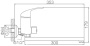 Смеситель для ванны Ledeme L2229-B