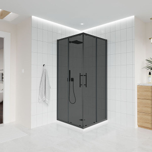 Душевой уголок Veconi Evo 300 B тонированный прямоугольный, 120х90, тонированный