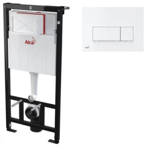 Система инсталляции AlcaPlast AM101/1120 с кнопкой M570 / M571 / M572 / M578, белый