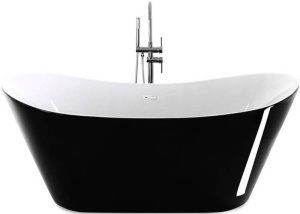 Акриловая ванна Calani Lotus White Black, 170х80