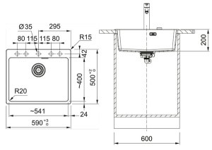 Кухонная мойка Franke MRG 610-54 FTL