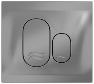 Кнопка для инсталляции Grossman Galaxy 800.Т1.01.100.100 / 800.Т1.01.110.110, сатин (хром матовый)