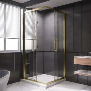 Душевой уголок Veconi Premium Trento PTC-20G, 90х90, прозрачный