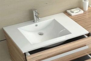 Умывальник Rea Dafne U0786 / U0190 / U0040, 61х47, белый