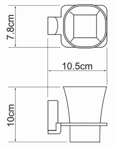 Стакан Wasserkraft Leine K-5028