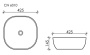 Умывальник CeramicaNova Element CN6010