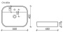 Умывальник CeramicaNova Element CN6034