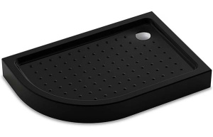 Душевой поддон Veconi TZ-55LB / TZ-55RB, 120х90, черный