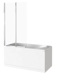 Душевая шторка на ванну Good Door Screen FO-80-C-CH, 80х140, прозрачный