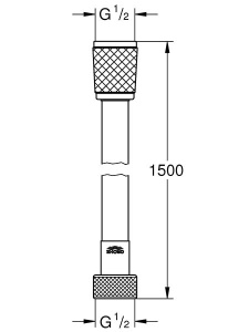 Душевой шланг Grohe Rotaflex 28409001