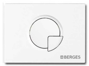 Инсталляция Berges Novum c кнопкой R1 белой
