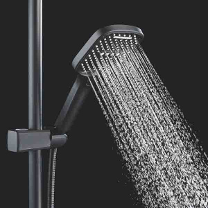 Душевая стойка Shevanik S4036H / S4036T, черный матовый
