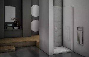 Душевая дверь Good Door MOKKA DR C-WE, 100х185, прозрачный