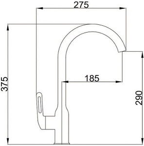 Смеситель для кухонной мойки Haiba HB70825-3